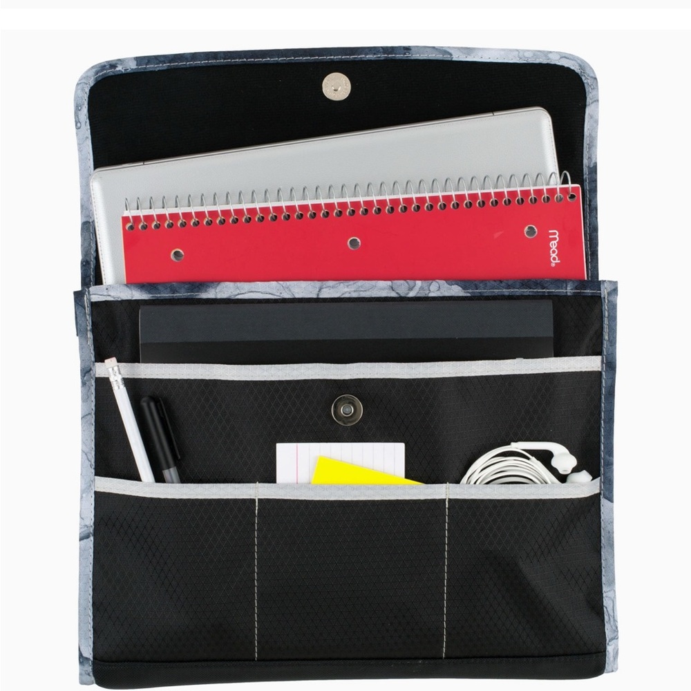 Five Star Black and Gray Tech Pouch for Tech storage. Padded, plenty storage.